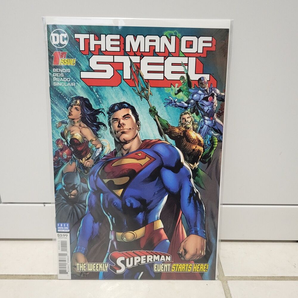 Superman Man of Steel #1 DC Comics 2018 Comic Book - Picture 3 of 3